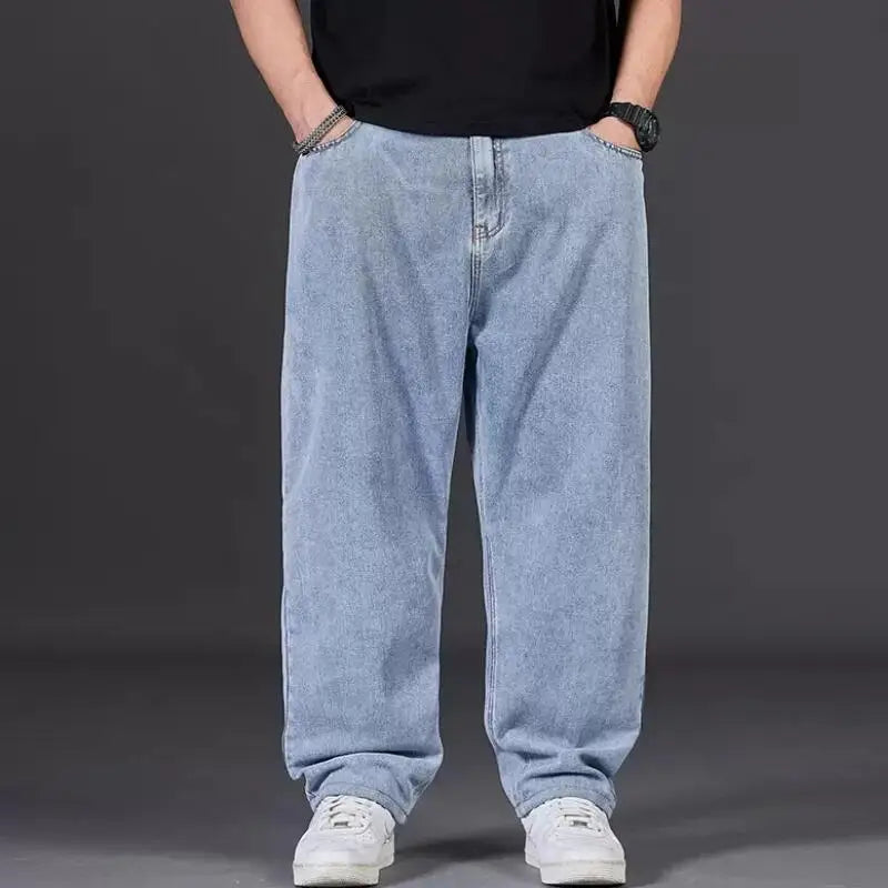 Gothic Y2K Plus Size Tall Men's Streetwear Jeans