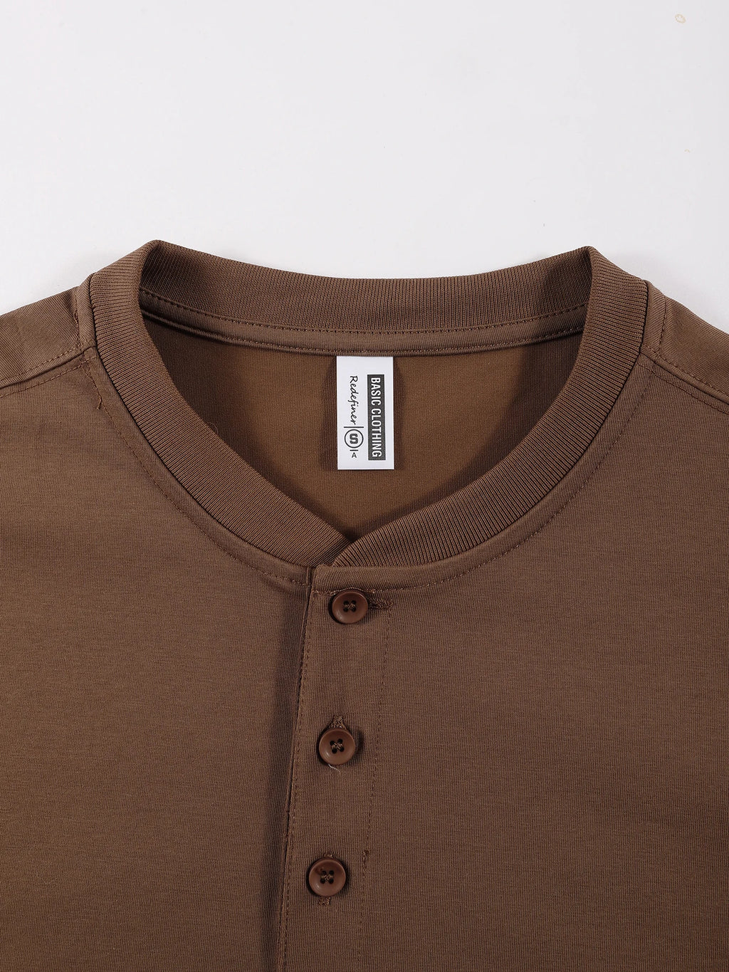 Brooklyn New York Men's Long Sleeve Henry Shirt - Soft & Stylish