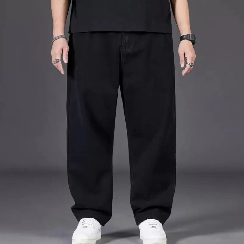 Gothic Y2K Plus Size Tall Men's Streetwear Jeans