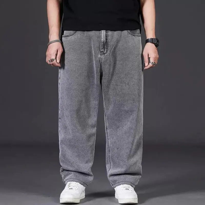 Gothic Y2K Plus Size Tall Men's Streetwear Jeans