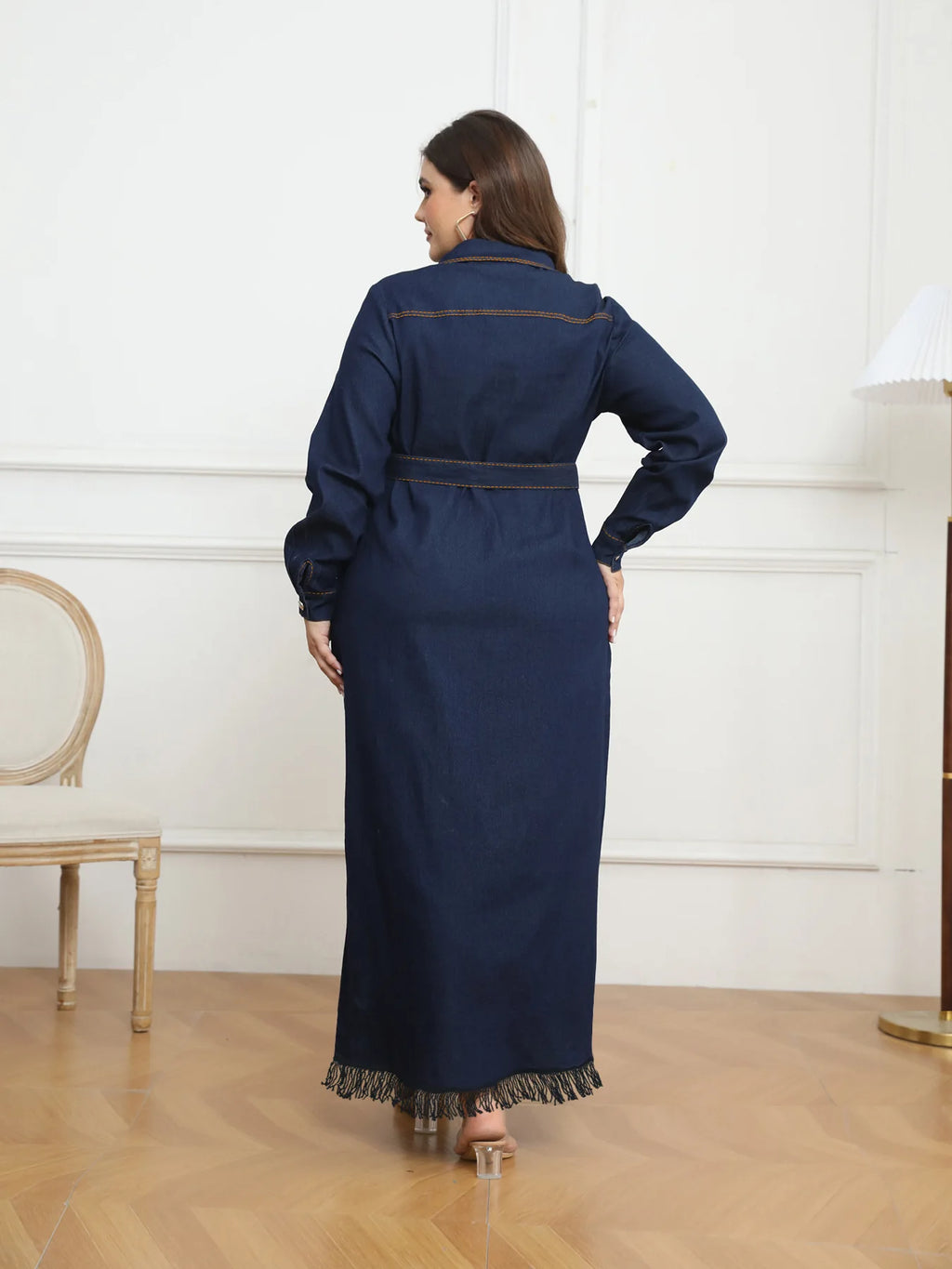Effortless Plus-size Denim Dress