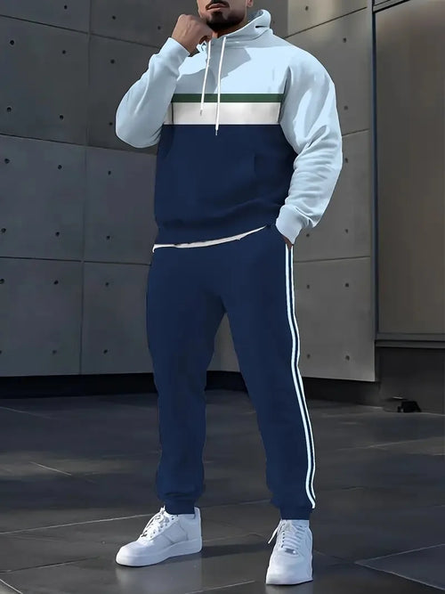 Comfortable Men's Hoodie Set for Spring Autumn 2025