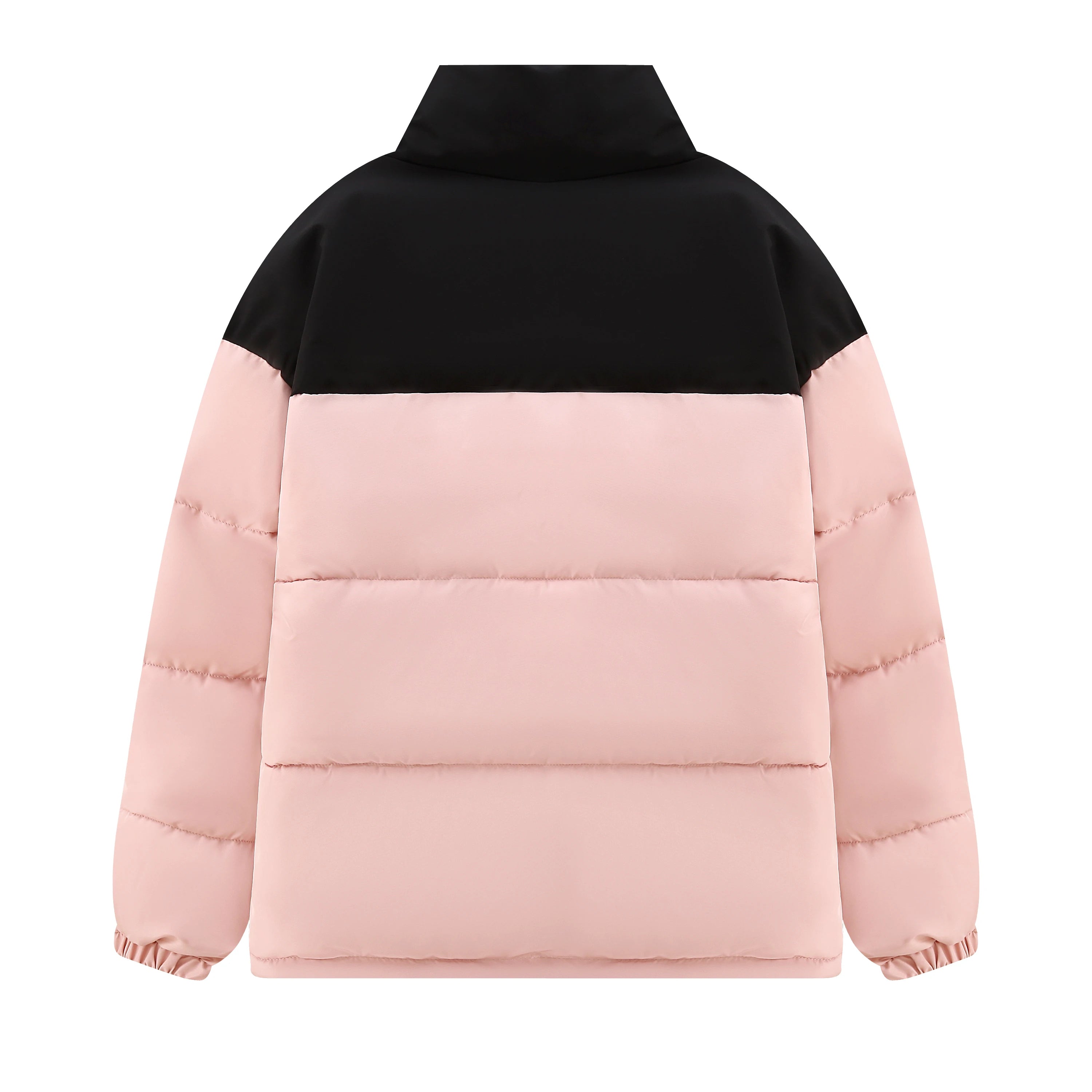 Plus Size Winter Windproof Cotton Parka with Zipper Pockets