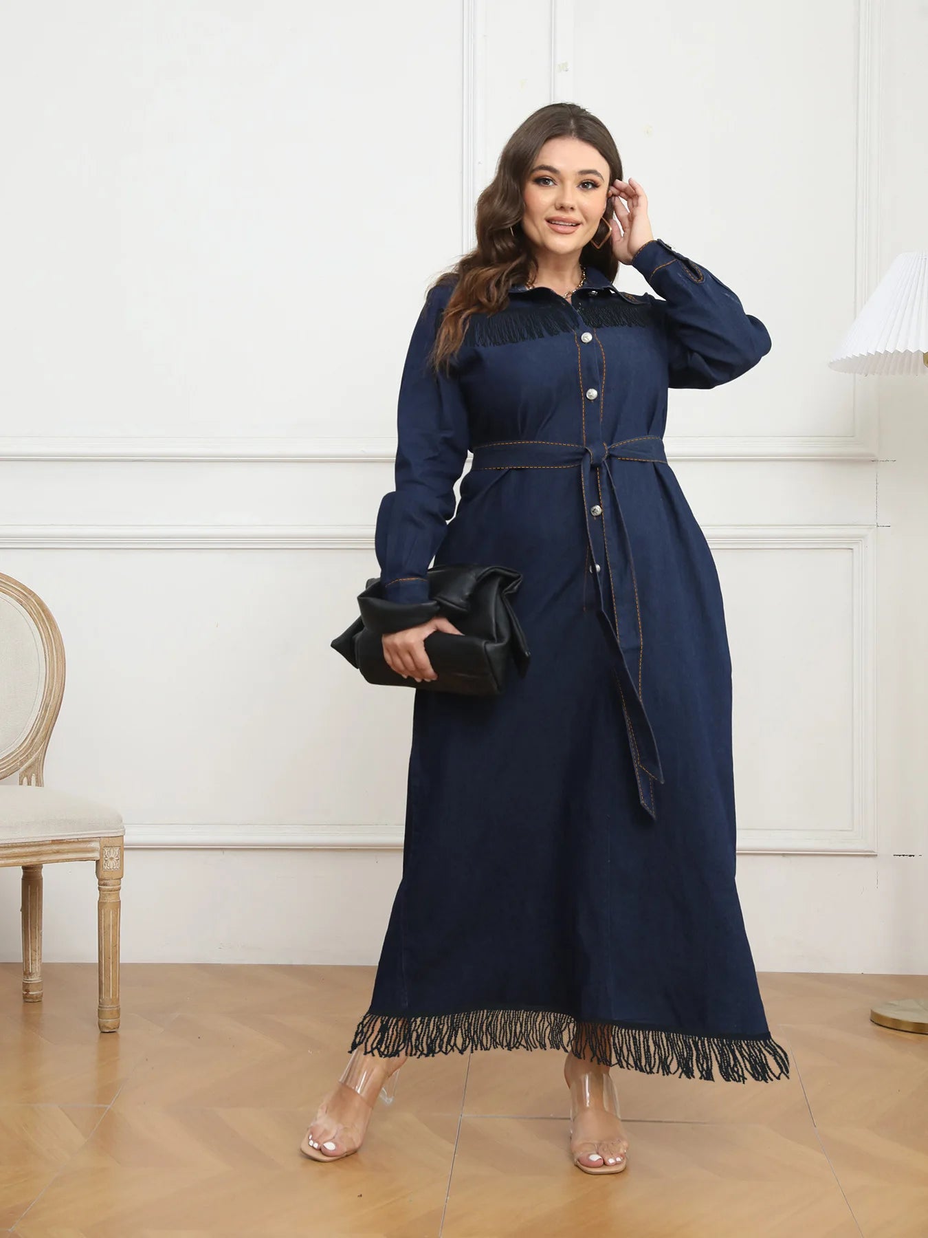 Effortless Plus-size Denim Dress